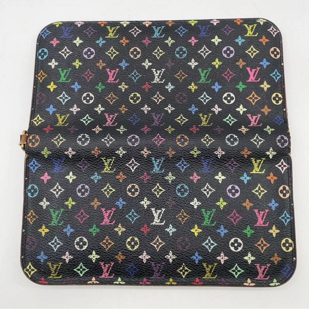 Auth Louis Vuitton Monogram Multicolor Portefeuille Insolite Wallet W/B - Picture 7 of 17